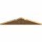 Ekena Millwork Portland Smooth Timber Gable Bracket, Western Red Cedar, 36"W x 7"H x 5 1/2"D x 5 1/2"F, 5/12 Pitch GBW036X07X0606POR00SWR - alternate 4